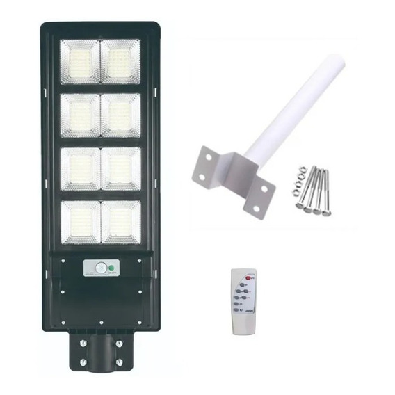 Reflector LED Osmao Solar LED poste 400W y carcasa negro