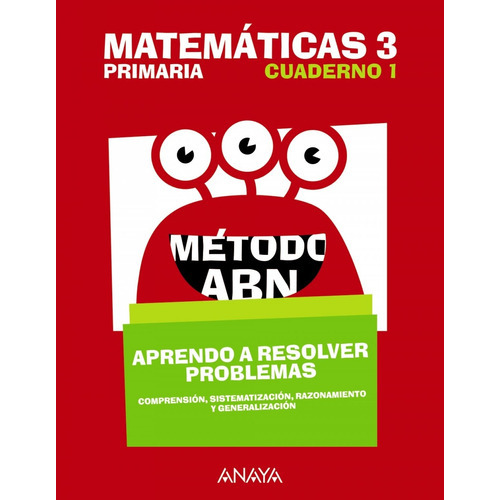 Cuaderno Matemáticas Abn 1-3ºprimaria, De Perez Luque, Rafael. Editorial Anaya En Español