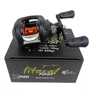 Reel Rotativo Huevito Litoral Fast Power Baitcasting