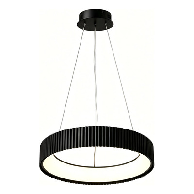 Colgante Led Tokyo Cct Diseño Negro 60cm Moderno Luz Desing Negro