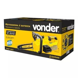 Motosserra A Bateria Intercambiável 18v Imsv1833 Vonder