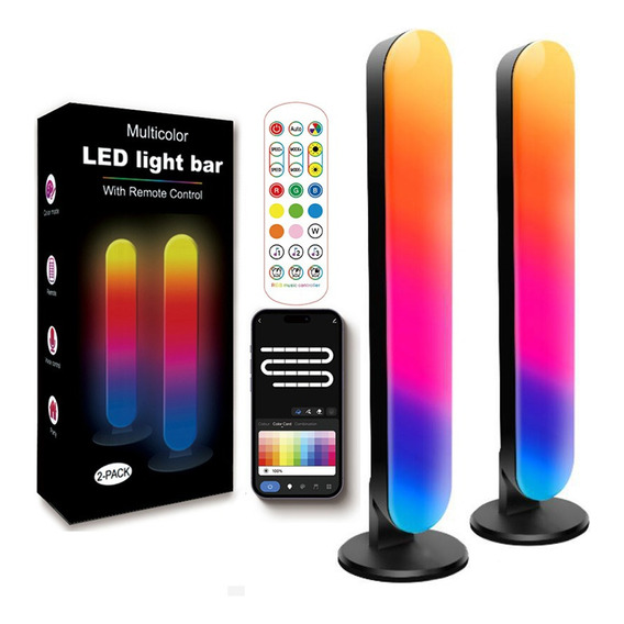 Lampara Luz Led Rgb Decorativa Musical Inteligente Wifi + Bt