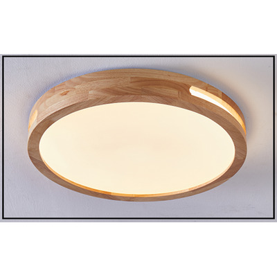 Plafon Led Groot 24w Madera Deco Moderno 40cm Vig
