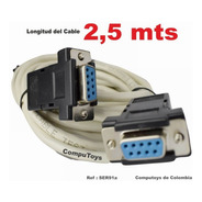 Cable Serial 9 Pines H- H 2.5m Ref: Ser91a Computoys Sas