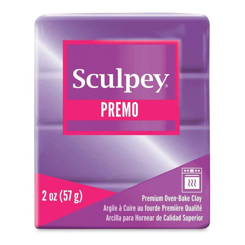 Arcilla Polimérica De Colores Sculpey Premo Accents 57 Gr Color Perla Púrpura (Purple Pearl)
