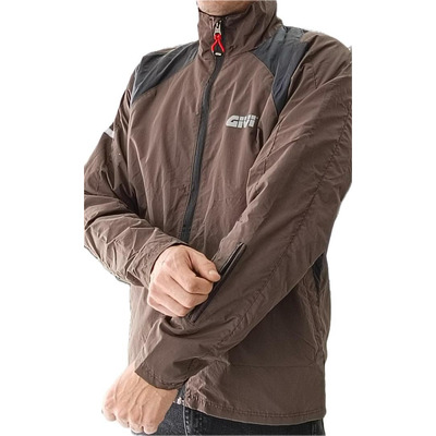 Chaqueta Marca Givi Talla Xl Marrón Impermeable