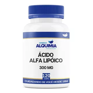 Ácido Alfa-lipóico 300mg 120 Cp Gastrorresistente - Alquimia