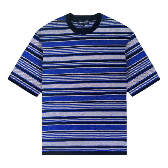 Polo Boxy Oversize Fit Knitted - Azulino