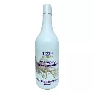 Shampoo Branqueador Para Cavalos Top Horse 1 L Pelos Brancos