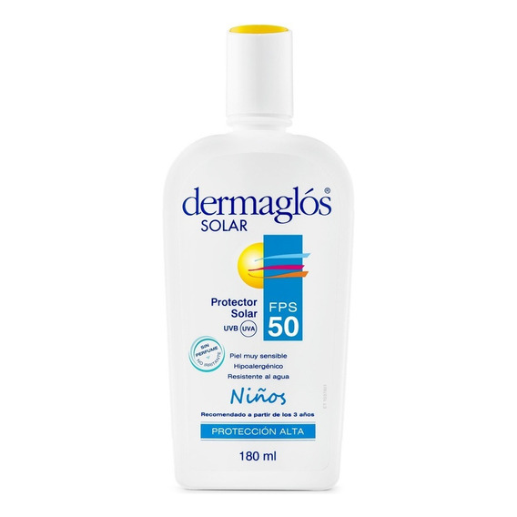 Protector Solar Dermaglos® F50+ Niños | 180ml