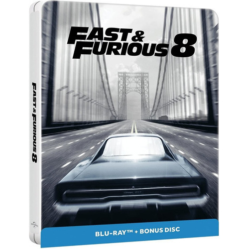 Rapido Y Furioso 8 Vin Diesel Pelicula Blu-ray Steelbook