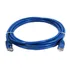 Cabo De Rede Patch Cord Cat5e Rj45 Azul Com Capa 1,0 Mts