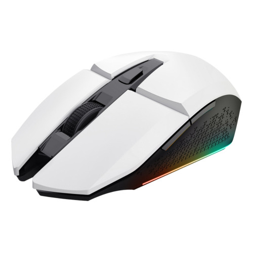 Trust 25069 Mouse Gaming Gxt110 Felox White Con Led Inal Color Blanco