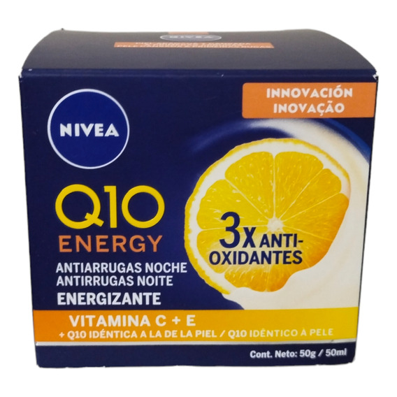 Nivea Q10 Energy Crema Antiarrugas Noche Vitamina C + E