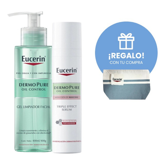 Eucerin Combo Dermopure Anti Brillo Matificante Limpiador