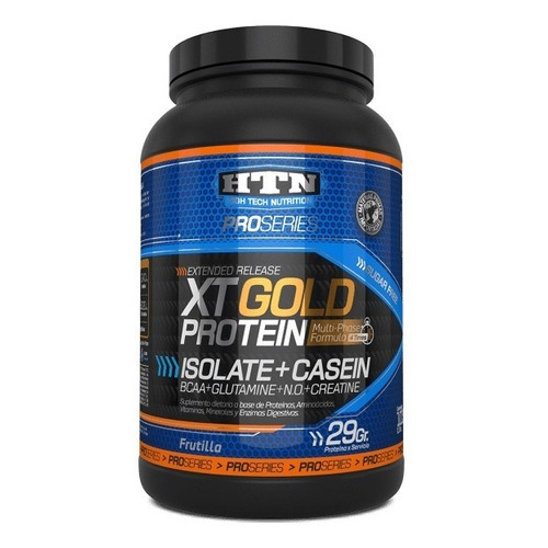 Xt Gold Protein 1.015 Kg. Htn Concentrado Aislado Y Caseina Sabor Frutilla