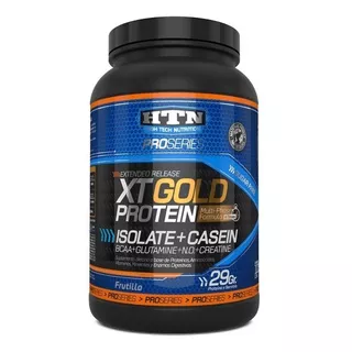 Xt Gold Protein 1.015 Kg. Htn Concentrado Aislado Y Caseina Sabor Frutilla