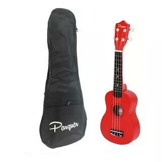 Ukulele Acústico Soprano Parquer Fzu-002 Rojo