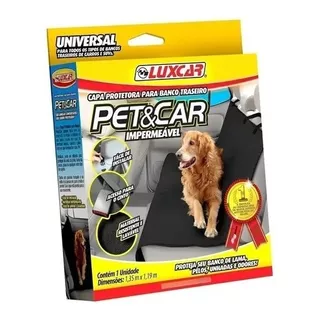 Capa Pet Cão Gato Para Banco De Carro Impermeável Lavável