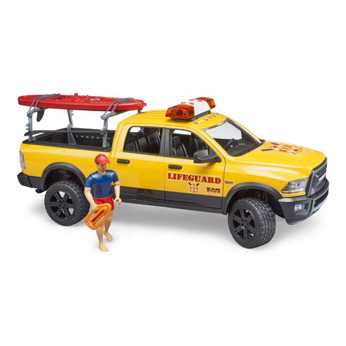 Juguetes Bruder Ram 2500 Power Wagon Life Guard W/figure Personaje Salvavidas