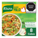 6 Pzas Caldo De Pollo Knorr 8 Cubos De 10.5 G C/u