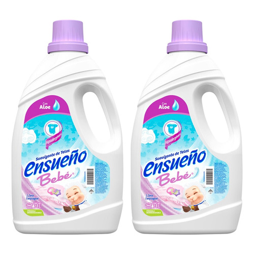 2 Pack Ensueño Suavizante Ropa Bebe 2.8 Lt