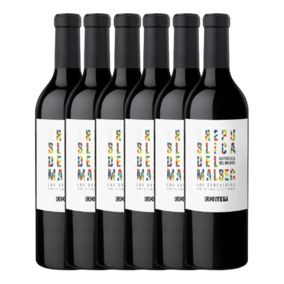 Vino Tinto Riccitelli Republica Del Malbec Caja X6 - Gobar®