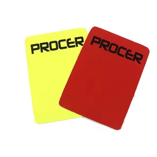 Tarjetas De Arbitro Profesional Procer Amarilla Y Roja