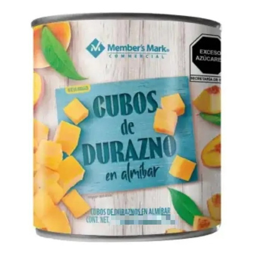 Cubos De Durazno En Almibar Member´s Mark Contenido 3 Kg