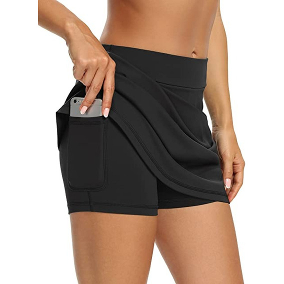 Falda Pantalón Deportiva De Fitness Corto Tenis Ropa Mujer