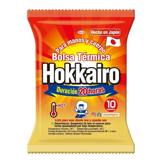 Calentador Hokkairo -bolsa Térmica Activable Con El Aire