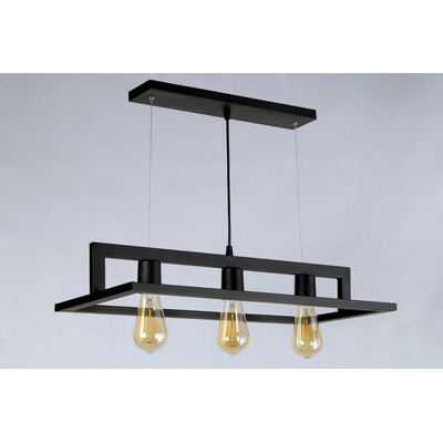 Colgante Ibérico 3 Luces Linea Rustica Apto Led Luz Desing