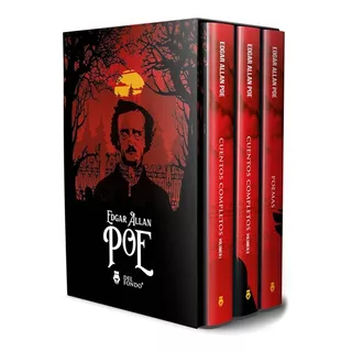 Colección Cuentos Y Poemas Completos De Poe 3 T. Con Estuche