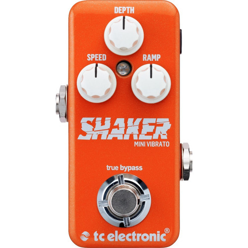 Tc Electronic Shaker Mini Pedal Vibrato Guitarra Eléctrica Color Naranja