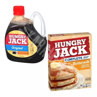 Kit Hungry Jack - Cobertura Original + Panqueca + Waffle Mix