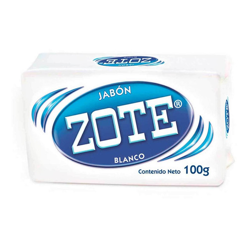 Jabón De Lavandería En Barra Zote Blanco 100g