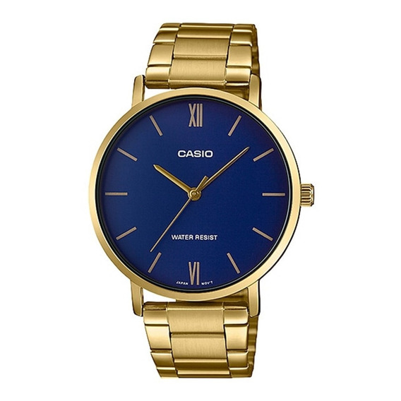 Reloj Casio Mtp Vt01g 2budf  Metalico Dorado - Original