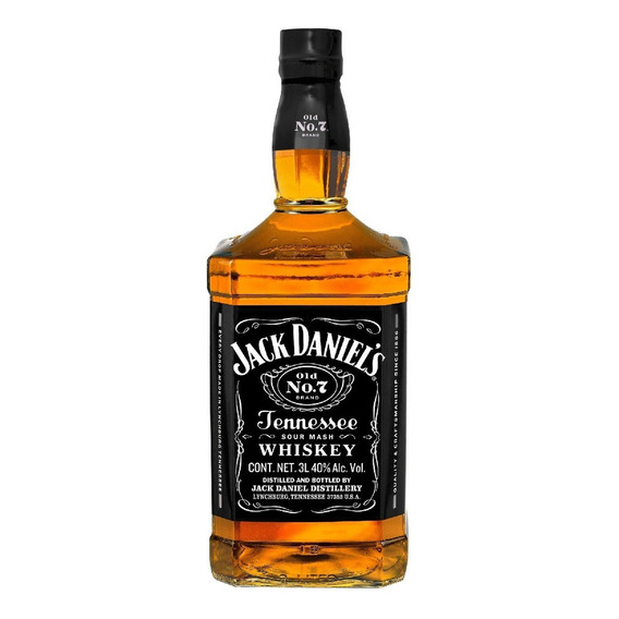 Whisky Jack Daniels Tennessee Old N 7 40% De Alcohol 3 Litros Unidad