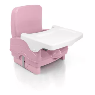 Cadeirinha De Refeição Portatil Dobravel Alimentação Bebe Cor Rosa