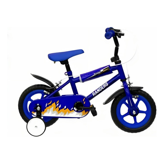 Bicicleta Para Niño Color Azul Rodado 12 Randers 