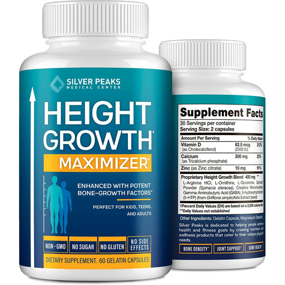 Height Growth Maximizer Vitaminas Crecer Estatura Cm Alto