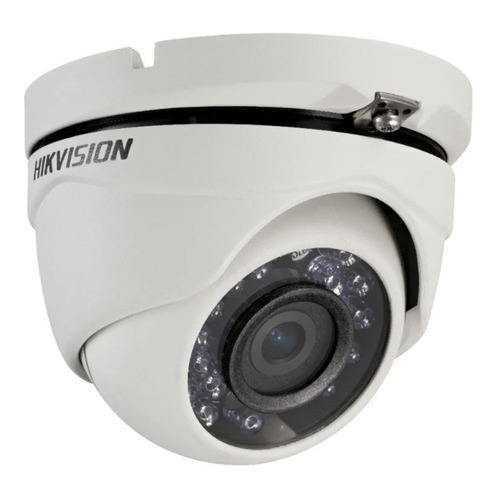 Hikvision Camara Analoga Domo 720p 2,8mm Ir 20m Ip66 Metal Color Blanco