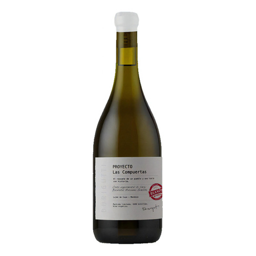 Vino Proyecto Las Compuertas Blanco De Finca 750 Ml