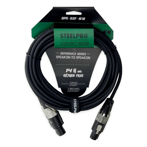 Cable Audio Conector Speakon Reforzado 6m Steelpro