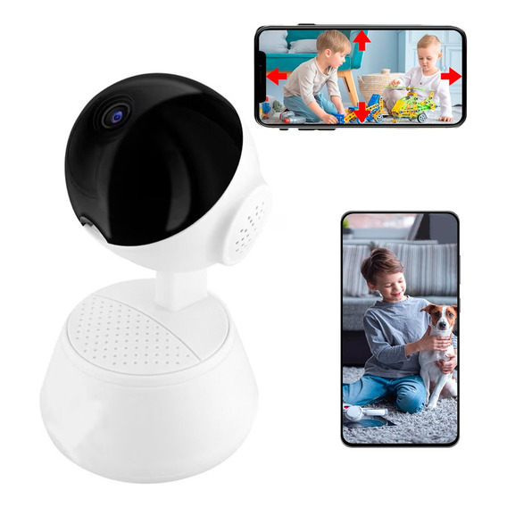 Camara Robótica Fhd 360° Wifi Micrófono Y Altavoz Integrado