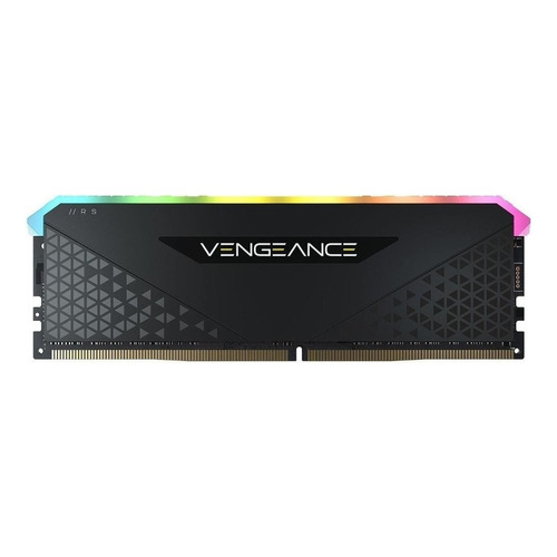 Memoria RAM Vengeance RGB RS gamer color negro  8GB 1 Corsair CMG8GX4M1E3200C16