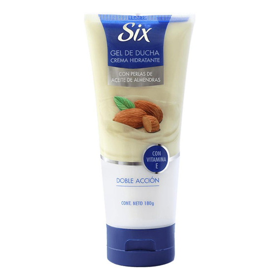 Gel De Ducha Crema Hidratante Six Almendras 180g