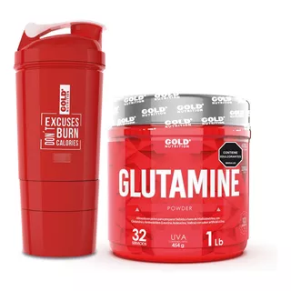 Glutamina De 6000mg Gold Nutrition + Bca - g a $271