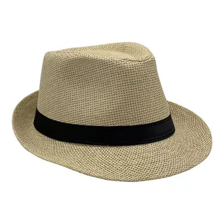 Sombrero Estilo Panamá Calidad Premium Solero Verano Playa Calor Unisex Variedad Tonos De Paja