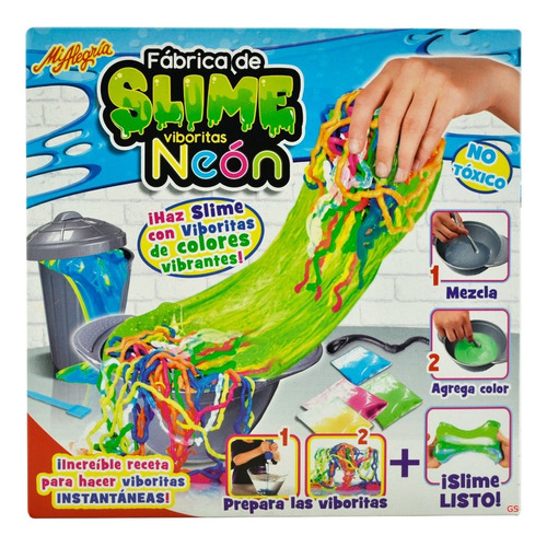 Fabrica De Slime Viboritas Neon Mi Alegria